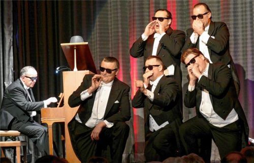 Die „Wiener Comedian Harmonists“ näseln „Creole Love Call“ von Duke Ellington.Foto janka