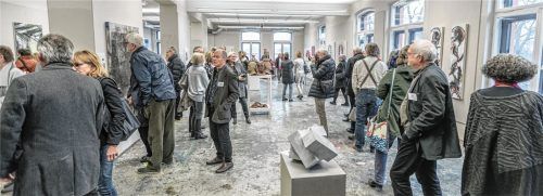 Eine Vielzahl an Besuchern fand sich in den Räumen der Akademie in der Alten Spinnerei ein.