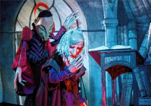 Faust und Mephisto - geführt von Johanna und Harald Sperlich. Foto esc