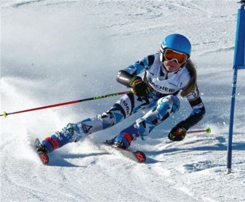 Hannah Thalmeier vom SC Rosenheim war beim Bacher-Cup in Reith an beiden Tagen das schnellste Mädchen.