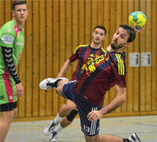 Josef Ostner war mit neun Treffern erfolgreichster Werfer auf Bruckmühler Seite.