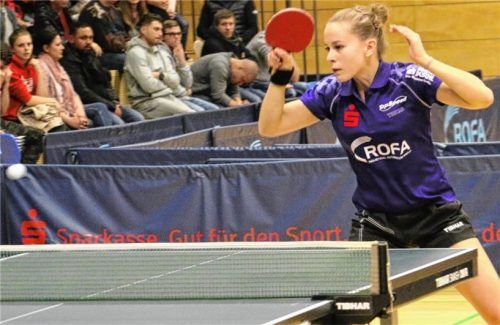 Katharina Michajlova hatte zumindest ein Erfolgserlebnis.Foto Erlich