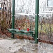 Letzte Kerzen zur Erinnerung