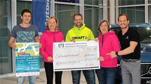 Mangfalllauf: Spende an „Kolbermoorer helfen“