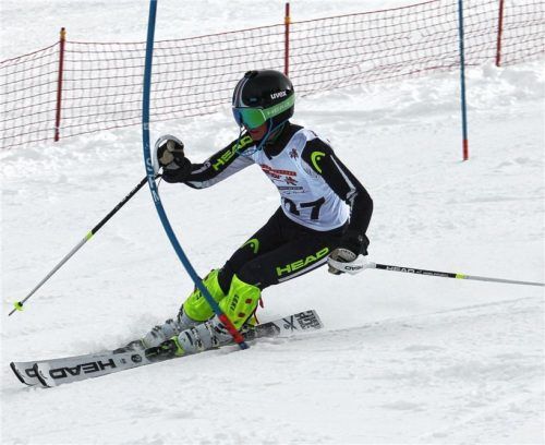 Sebastian Weiss vom SC Rosenheim holte am Oberjoch beim DSC-U14 einen Podestplatz. Damit hat er sich für die deutschen Schülermeisterschaften qualifiziert.Foto Beha-Ring