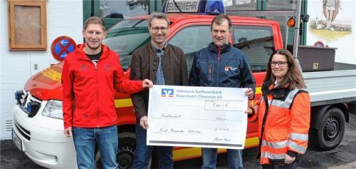 Statt Ehrengaben: 500 Euro für die Freiwillige Feuerwehr Söllhuben