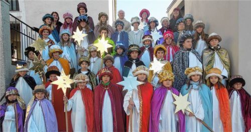 Sternsinger in Hochstätt unterwegs