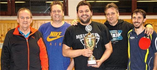 Tischtennisabteilung ermittelt Vereinsmeister