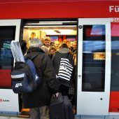 Bahn wirbt für Sitzplatz-Reservierung im Regionalzug