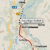 Die geplante Trasse der S 7