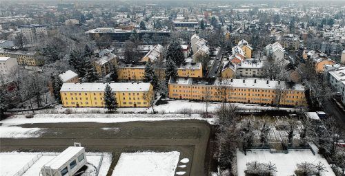 An der Lena-Christ-Straße entsteht das neue Wohnviertel. Fotos Ziegler