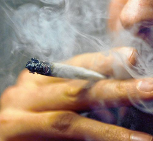 Cannabis-Genuss ist in Deutschland verboten.Foto dpa