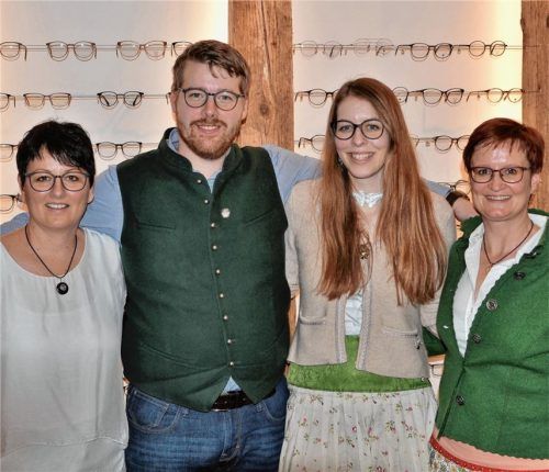 Das freundliche und kompetente „Sehenswert“-Team (von links): Bianca Martin, Alexander und Michaela Eisenkolb, Michaela Stürzer.