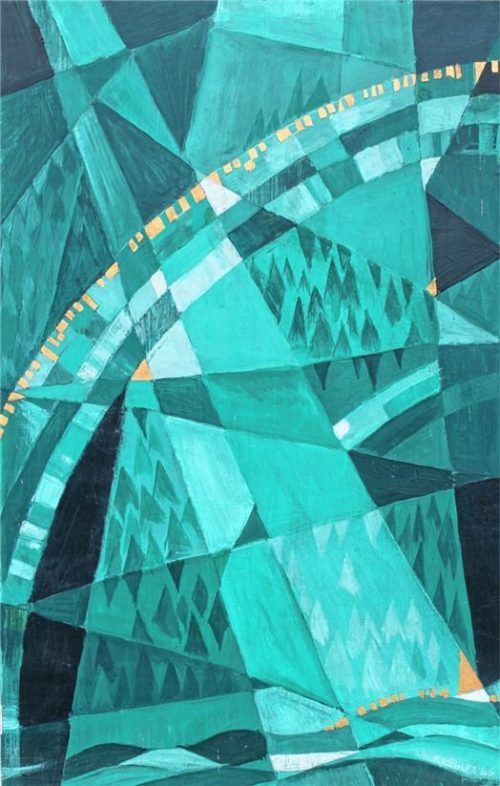 Das Wandgemälde von Fritz Köhler aus dem Jahr 1966 soll als hochwertiges Bild reproduziert und künftig im Nußdorfer Rathaus ausgestellt werden.Foto steffenhagen