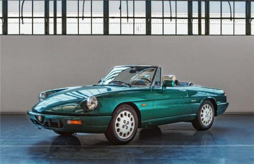 Die 1966 vorgestellte Urversion des Alfa Romeo Spider, der berühmte Rundheck-Spider, war der letzte Entwurf von Designer-Legende Battista „Pinin“ Farina. Foto fca