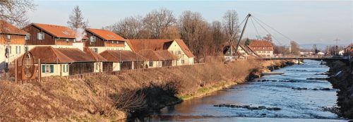 Die Mangfall war als Energielieferant per Wasserkraft auch ein „Geburtshelfer“ der Stadt. Als Kolbermoor 1863 aus der damaligen Landgemeinde Mietraching ausgegliedert wurde, hatte der dann selbstständige Ort rund 400 Einwohner. Foto Fleindl