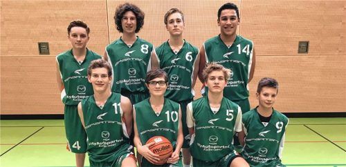 Drittbeste Schulmannschaft in Bayern: das Team der Jungen II. Foto re