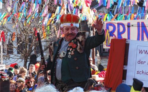 Einfach majestätisch: der Faschingszug am Sonntag, 4. Februar, in Neubeuern.