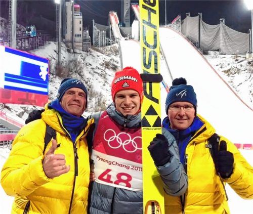 Gruß aus Korea: Haßlbergers Freude mit dem Olympiasieger