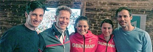 Gruß aus Korea: Legendentreffen der Skisprungszene