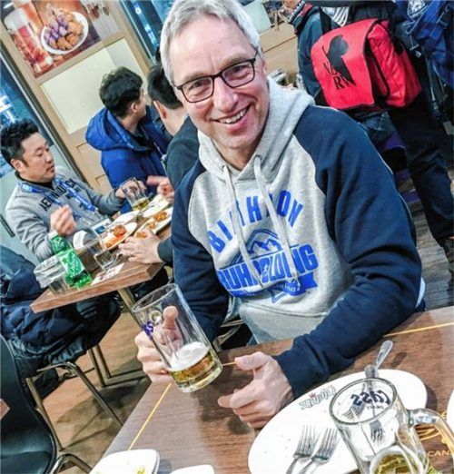 Gruß aus Korea: Stärkung für die TV-Crew