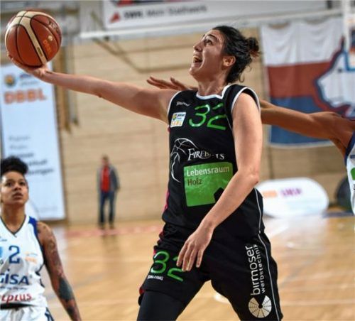 Im Stich gelassen: Bad Aiblings Topscorerin Lindsay Sherbert. Foto  Fireballs