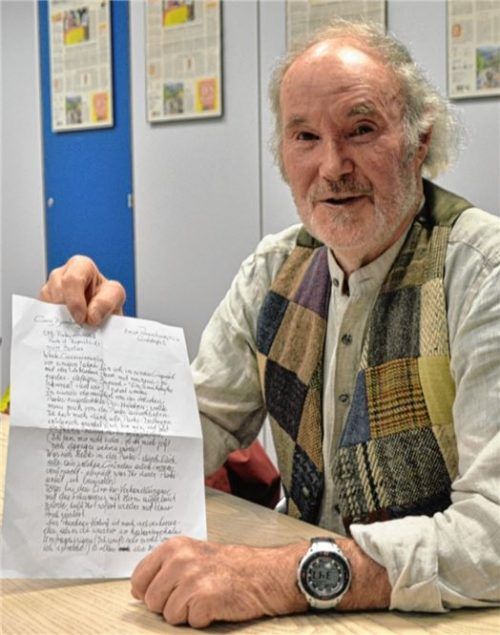 In einem handgeschriebenen Brief liest der ehemalige SPD-Bundestagsabgeordnete Georg Bamberg seiner Partei die Leviten.Foto Heise