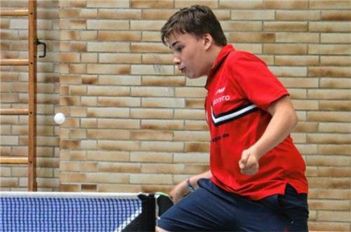 Jonathan Eichner vom TTV Rosenheim gewann den Titel im Einzel und Doppel.