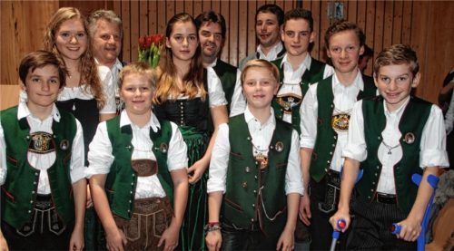 Junge Musikanten der Musikkapelle Oberaudorf ausgezeichnet