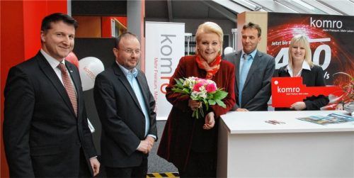 Komro eröffnete neu gestaltetes Kundenzentrum