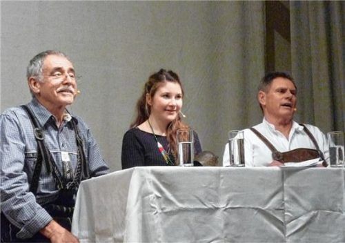 Max Dietrich, Leni Böhm und Hans Küsters (von links). Foto Janeczka