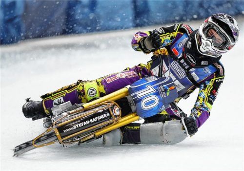 Max Niedermaier will bei der Eisspeedway-EM eine gute Rolle spielen.Foto Weitz