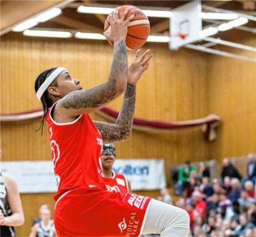 Monique Reid muss mit Wasserburg heute in Hannover antreten.Foto Brei