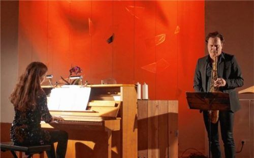 Nicole Heartseeker und Mulo Francel harmonierten bestens miteinander.Foto  Kirchner