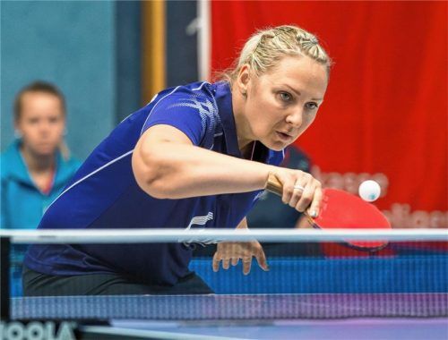 Svetlana Ganina hofft am Sonntag auf eine erfolgreiche Revanche gegen Qianhong Gotsch. Foto Steinbrenner