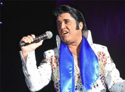 Täuschend: Grahame Patrick in seiner Rolle als Elvis Presley. Foto Schlecker