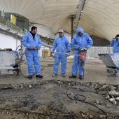 Schwitzen sofort, schwimmen erst später