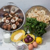 Semmelknödel mit Schwammerl