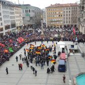 kundgebung am marienplatz
