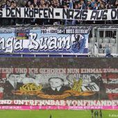Blau und Rot vereint gegen Rechts