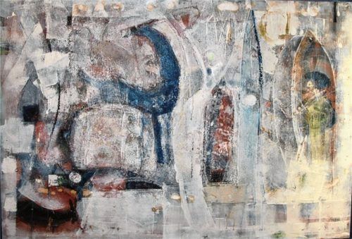 „Anderswo“, Gemälde von Alfons Röckl. Foto  heuser