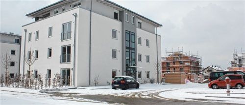 Der Mangfallring erschließt, ausgehend von der Unteren Mangfallstraße, ein neues Wohngebiet. Foto  Fleindl