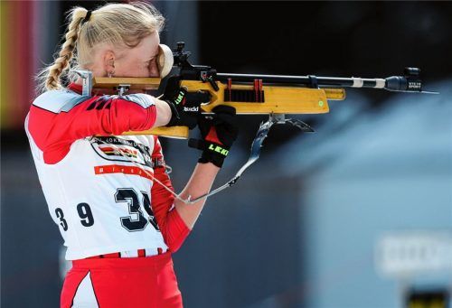 Die derzeitige Gesamtfünfte, Magdalena Plenk vom SC Inzell, hat bei den Schülerinnen 15 die Spitzenplätze im Visier.Foto Weitz