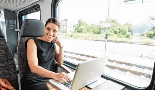 Fahrgäste können künftig in zwei Meridian-Zügen surfen. Foto BOB