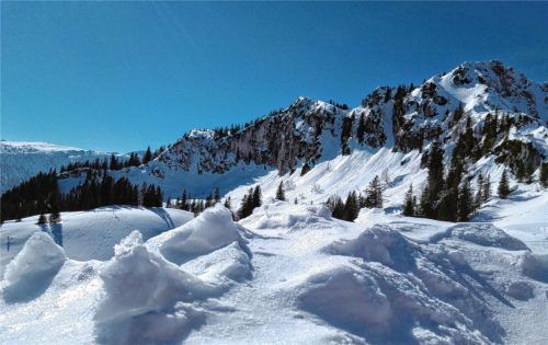 Frühlingsgefühl im Tal – Winterträume auf dem Berg