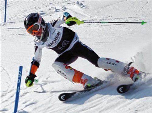 Luis Widmesser vom WSV Oberaudorf fuhr die Tagesbestzeit.Foto Inngau