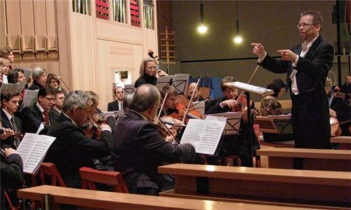 „Man muss sein Herz an einer Angel vor sich hertragen“ – für Kirchenmusiker Gerhard Franke ist dieser Rat Aufgabe und Auftrag zugleich.Foto gfr