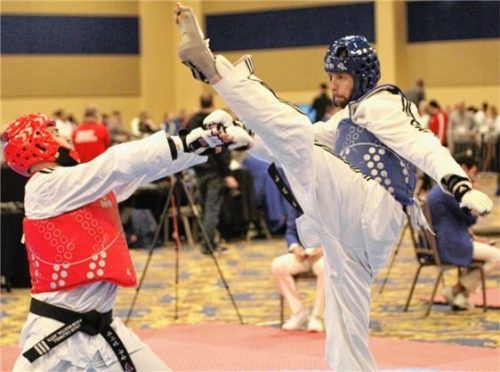 Mark Fellinger (rechts) setzte sich in Las Vegas durch.