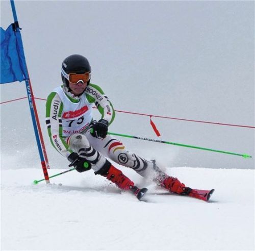 Matthias Kagleder wurde bei den deutschen Schülermeisterschaften Fünfter im Riesenslalom der Buben. Foto  Schmid