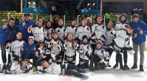 Meistertitel für die Eishockeyspieler von Inzell/TrostbergFoto DEC Inzell